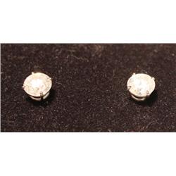 2.67 Carat Total Weight Diamond Stud Earrings