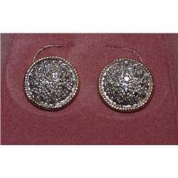 .75 Carat Total Weight Diamond Earrings
