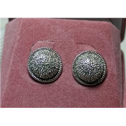 .75 Carat Total Weight Diamond Earrings