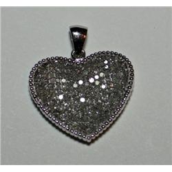 1.25 Carat Total Weight Diamond Pendant