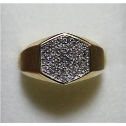 Gent's 1.05 Carat Total Weight Diamond Ring