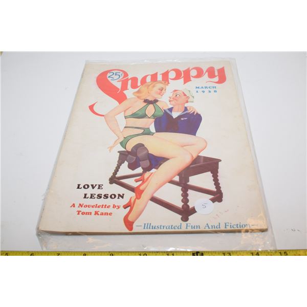 1938 “Snappy” Men’s Magazine