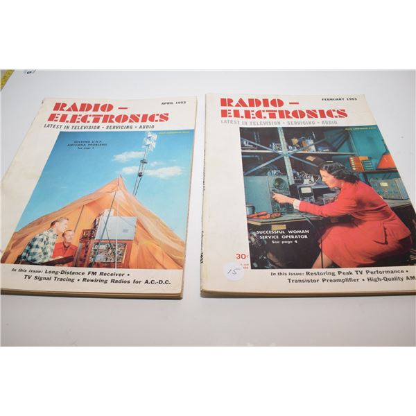 (2) 1953 Radio Magazines