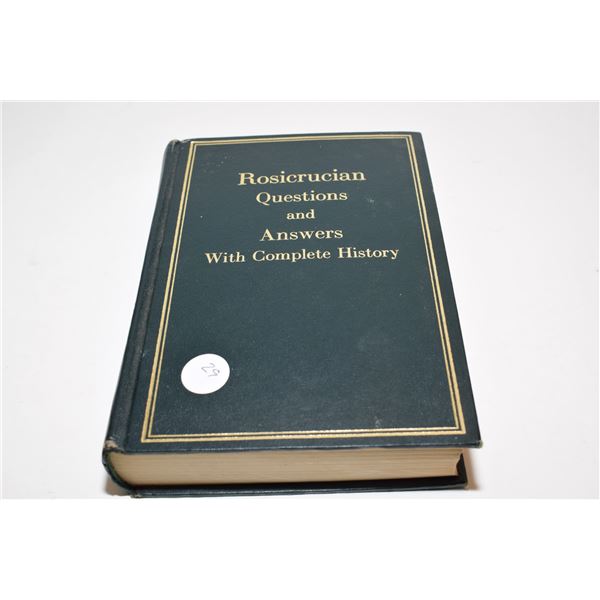 1954 Rosicrucian Book – Occultism, Mysticism etc.