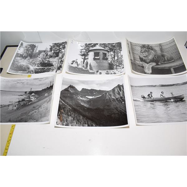 Vintage 8x10” Black & White Photographs