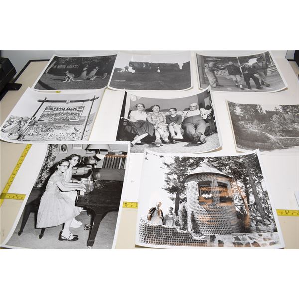 Vintage 8x10” Black & White Photographs
