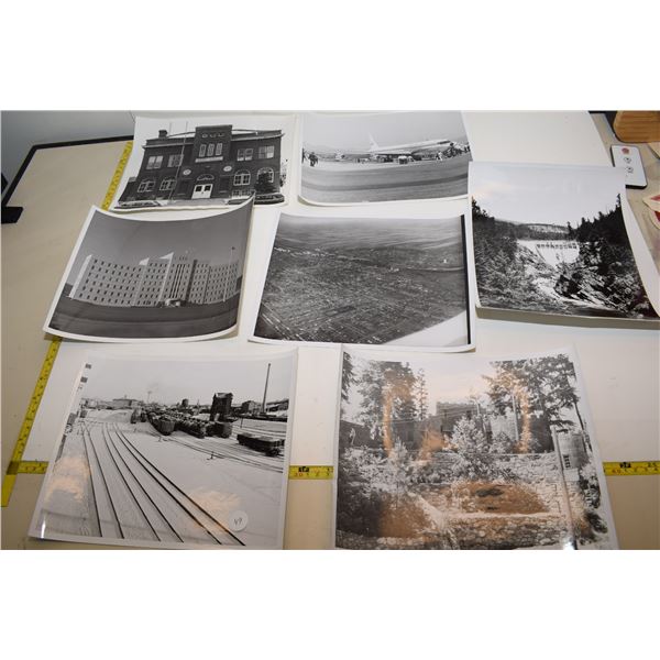 Old 8x10” Photographs (Possibly Moose Jaw, SK)
