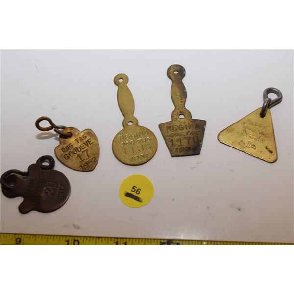 Vintage Saskatchewan Dog Tags