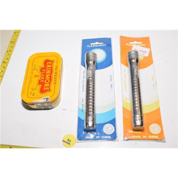 NOS Flashlights, Tobacco Tin