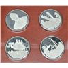 Image 4 : 8 pc Winston Churchill ~12 troy oz. Sterling Silver Coin Set