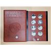 Image 1 : 8 pc Winston Churchill ~12 troy oz. Sterling Silver Coin Set