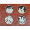 Image 2 : 8 pc Winston Churchill ~12 troy oz. Sterling Silver Coin Set