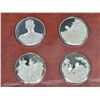 Image 3 : 8 pc Winston Churchill ~12 troy oz. Sterling Silver Coin Set
