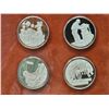 Image 3 : 8 pc Winston Churchill ~12 troy oz. Sterling Silver Coin Set