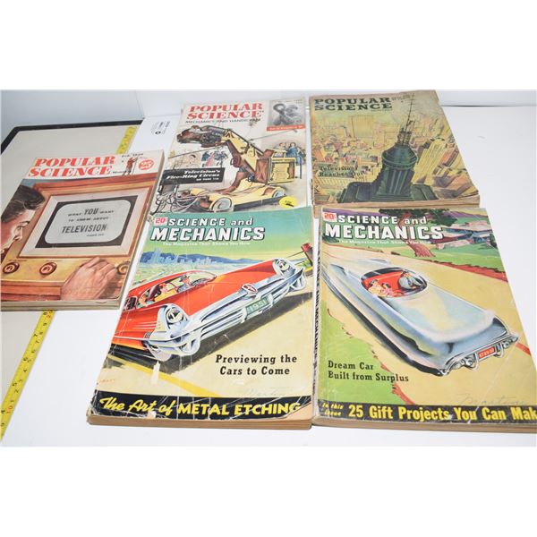(5) Magazines – Popular Science & Mechanics