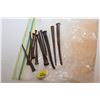 Image 1 : Lot of Antique Square Nails