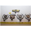 Image 1 : (5) Vintage Chrome Hood Ornaments – Cadillac, Caprice