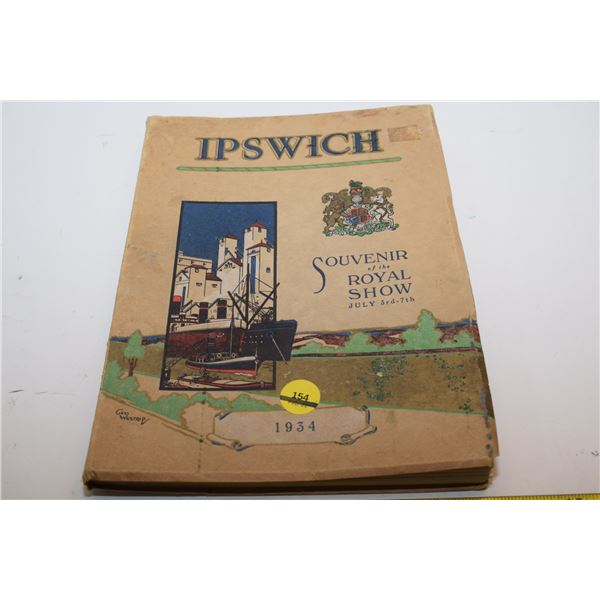 1934 Ipswich Royal Show Souvenir