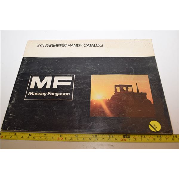 1971 Massey Ferguson Machinery Catalogue