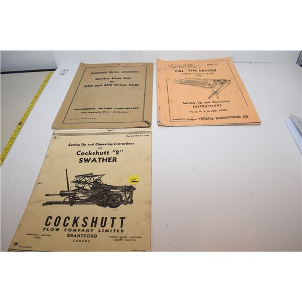 Lot of Vintage Farm Manuals
