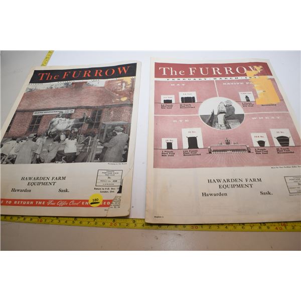 (2) John Deere – “The Furrow” Magazine