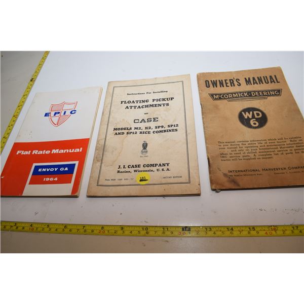 McCormick-Deering, Case, GM Manuals