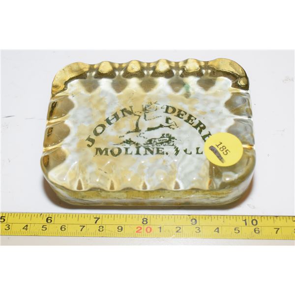 John Deere Paperweight w/ 1876 Logo