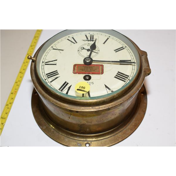 Antique Ships Clock (Untested, No Key)