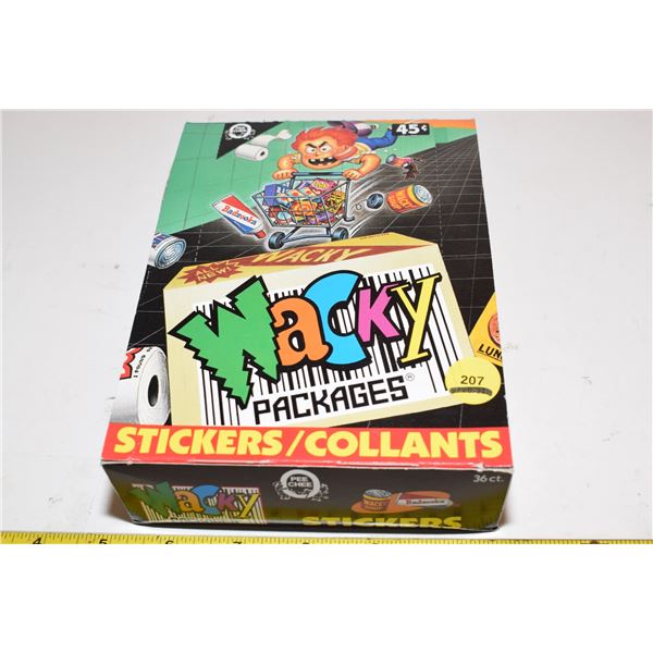 Wacky Packages & Box *Empty, no stickers or cards*