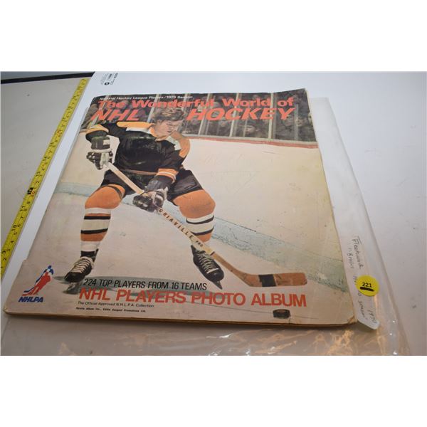 1969-70 NHL Hockey Card Album