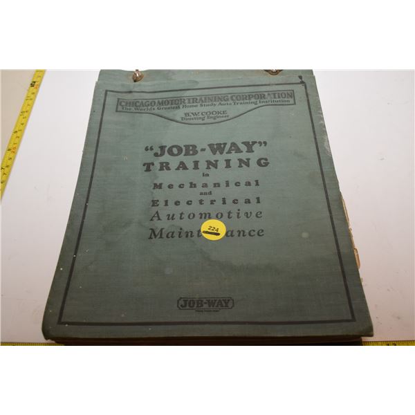 1927 Electrical & Mechanical Automotive Course