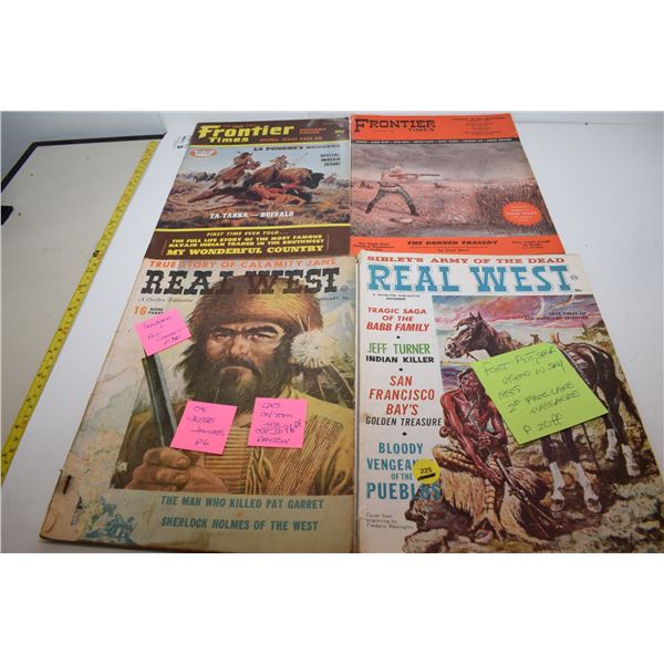 (4) Western/Cowboy Magazines – Louis Riel (Sask)