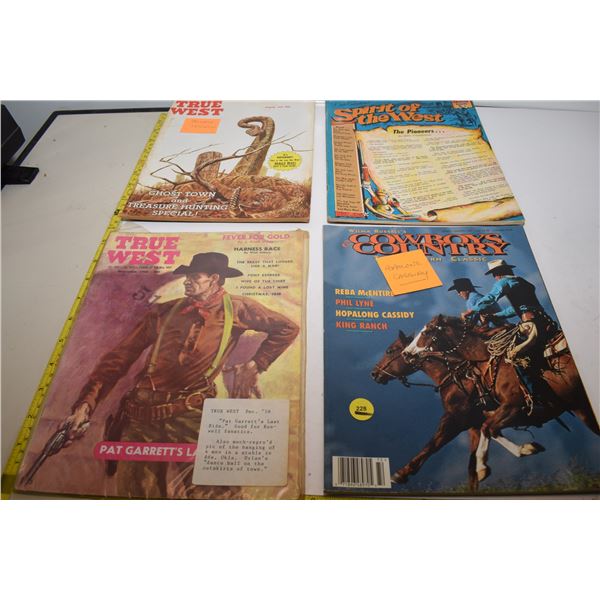 (4) Western/Cowboy Magazines