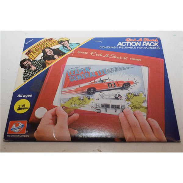 1981 Sealed Dukes of Hazzard Etch-A-Sketch Action Pack