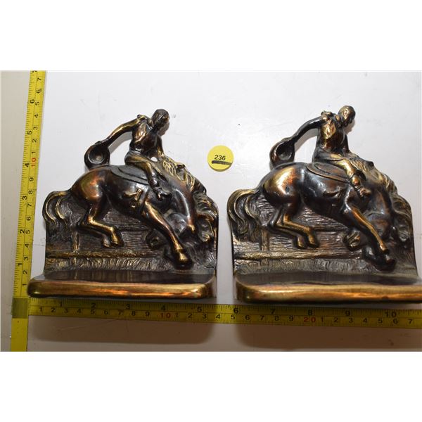Bronco Buster Bronze Bookends