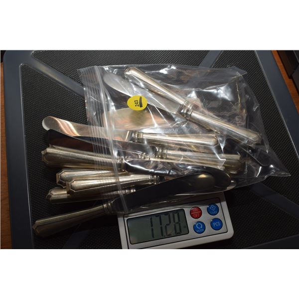 Sterling Silver Handled Knives