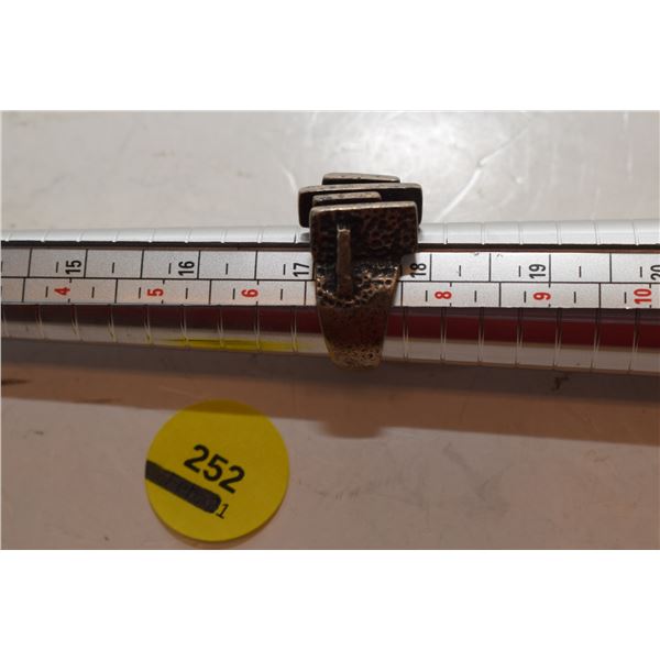 Sterling Silver Size 7 Brutalist Ring