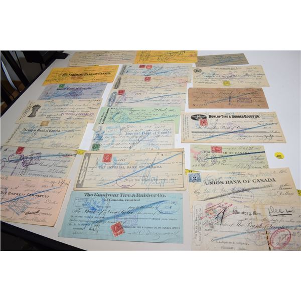 Cancelled Cheque Lot