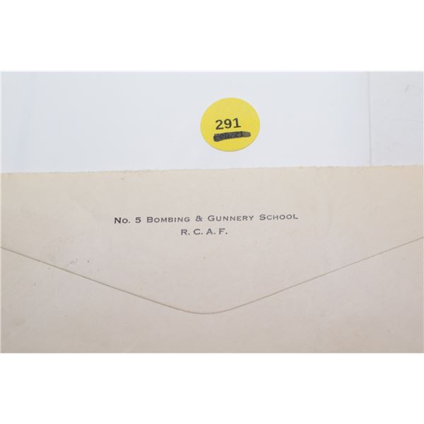 Envelope from Bombing School (SK) w/ Present Day Photos