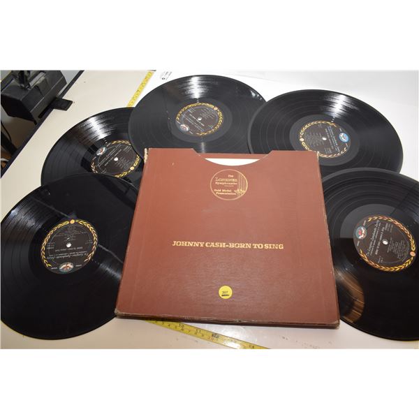 1971 Johnny Cash “Born to Sing” Vinyl Record Box Set