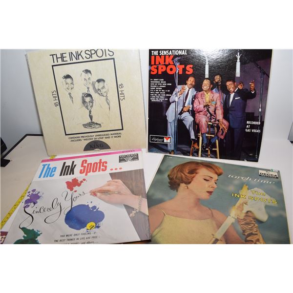 (4) Ink Spots Vinyl Records