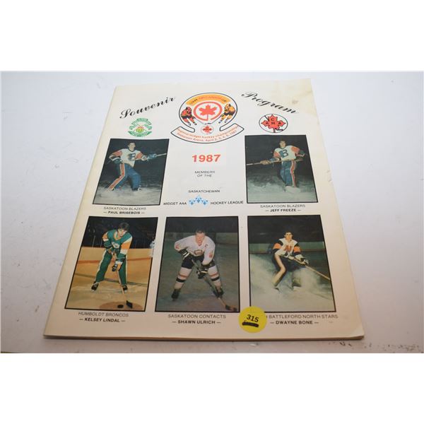 1987 WHL Program
