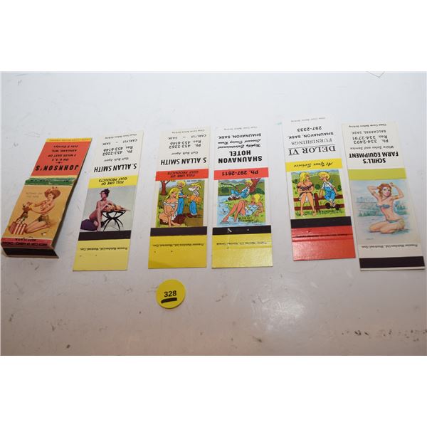 Vintage Risque Matchbook Covers