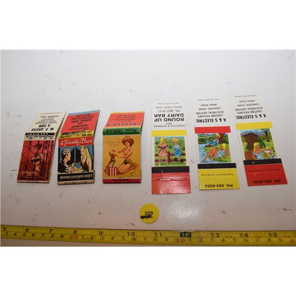 Vintage Risque Matchbook Covers