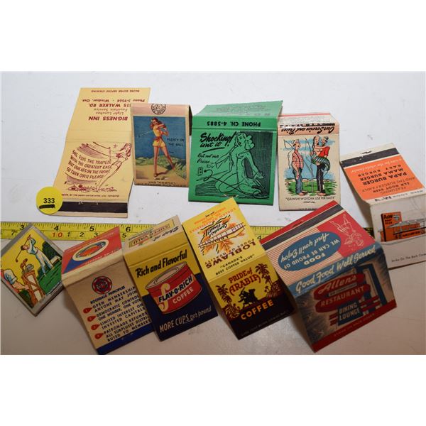 Advertising Matchbook Covers