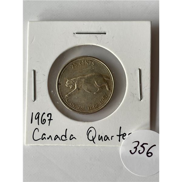 1967 Canadian Quarter