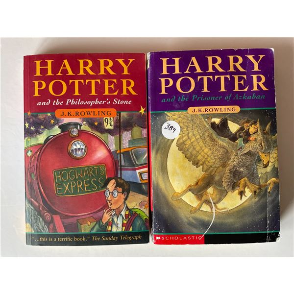 2 Harry Potter Books early editions
