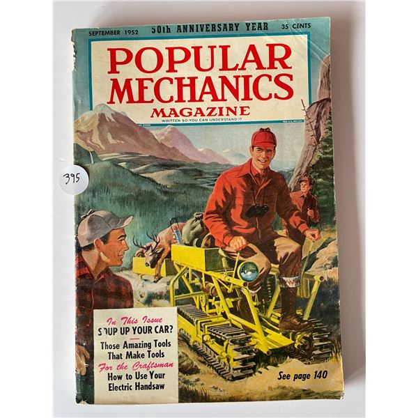 Popular Mechanics Magazine September 1952