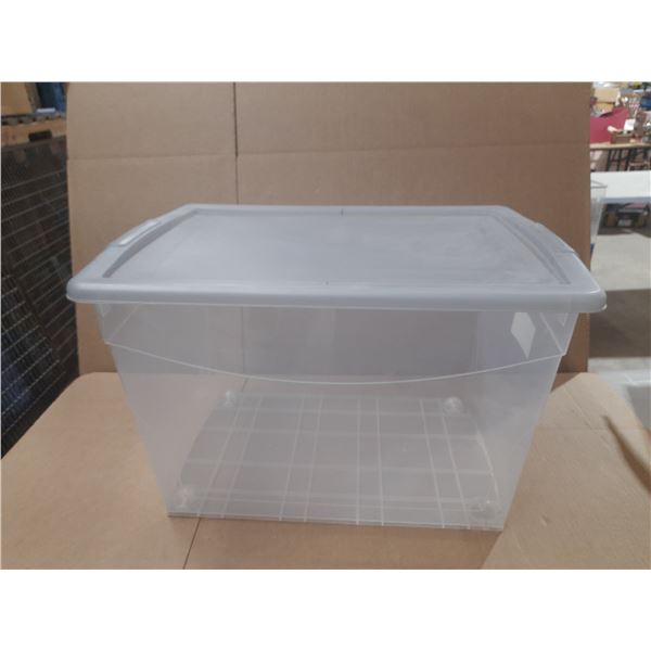 Clear Tote 60L. (14" X 22")