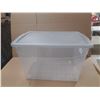 Image 1 : Clear Tote 60L. (14" X 22")
